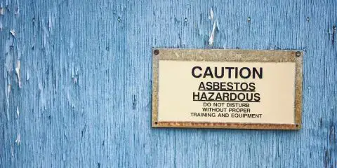 Asbestos Warning signage